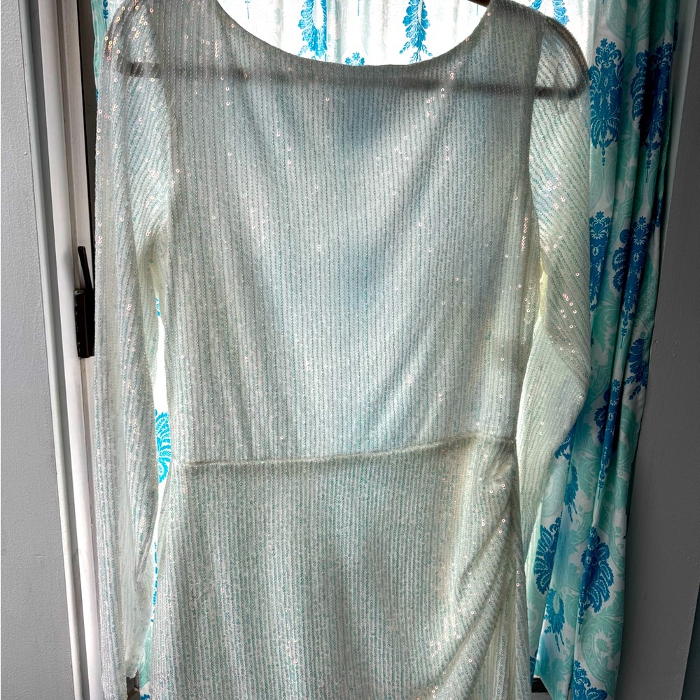White Windsor sequence dress